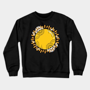 Little Aesthetic Sunflower Crewneck Sweatshirt